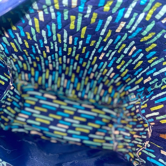 Vera Bradley Blue Floral Backpack - Picture 3 of 4